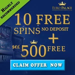 Euro Palace Casino Online Pokies Bonus